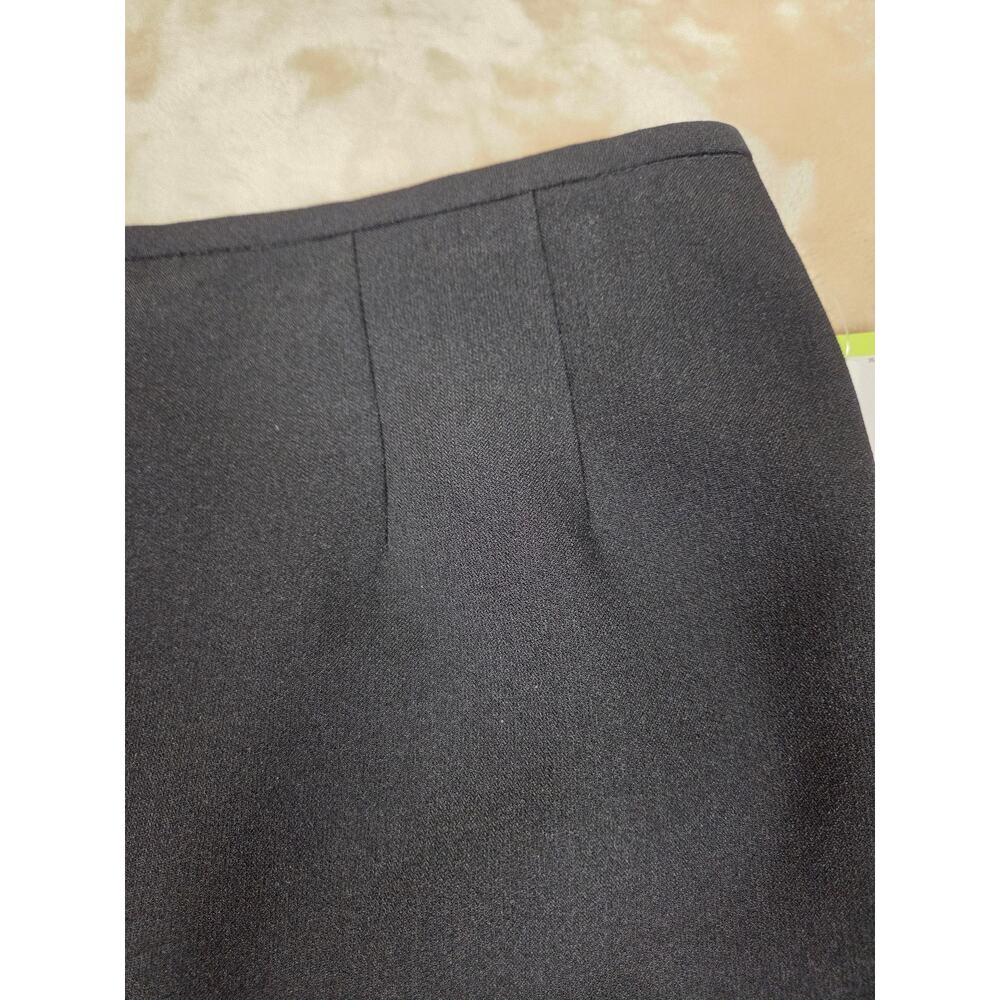 Kasper Long Black Pencil Skirt - Picture 3 of 8